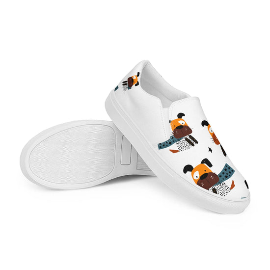 Doggie Women’s Canvas Slip-On Shoes for Comfort and Style - 4Legz