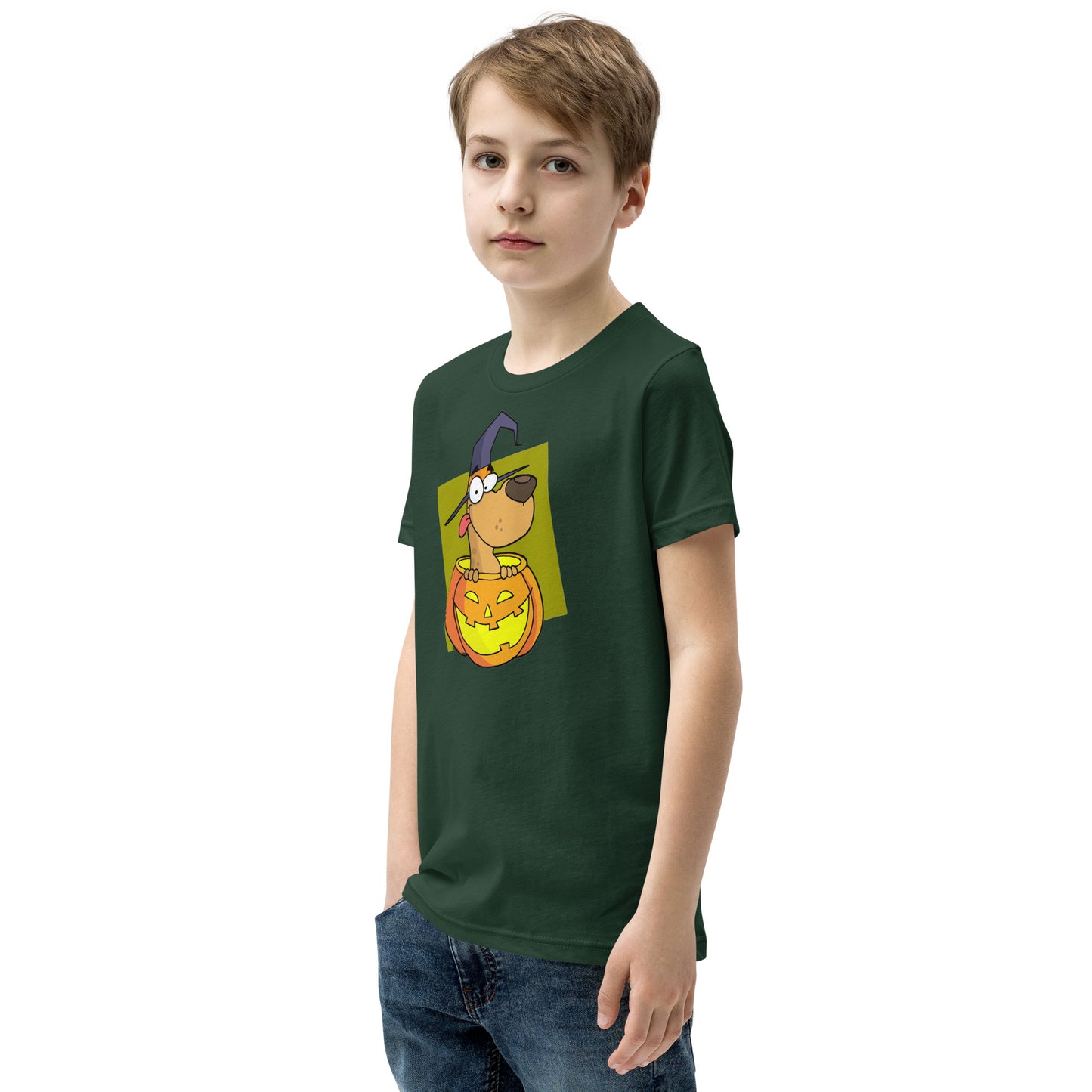 Dog Gone Howloween Youth Short Sleeve T-Shirt