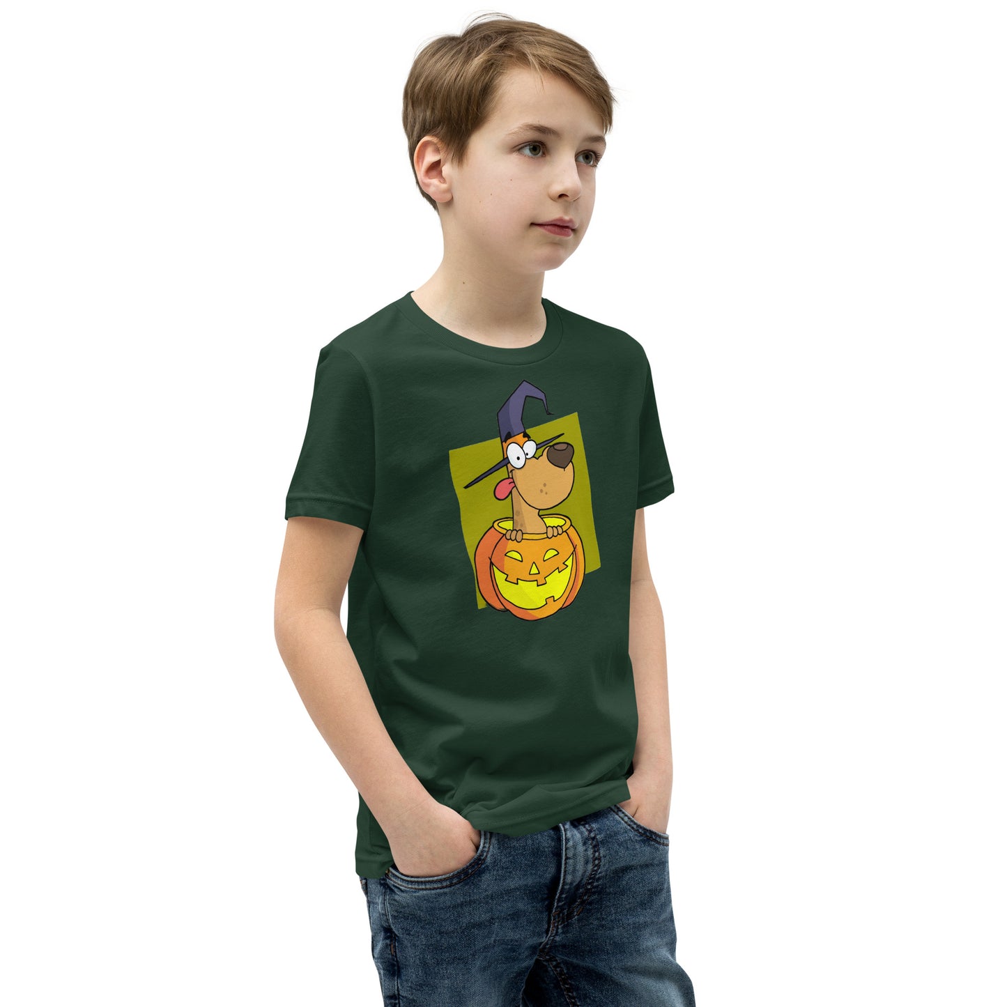 Dog Gone Howloween Youth Short Sleeve T-Shirt