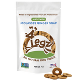 Molasses Ginger Snap Dog Treats for Happy, Healthy Pets - 4Legz