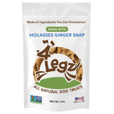 Molasses Ginger Snap Dog Treats for Happy, Healthy Pets - 4Legz