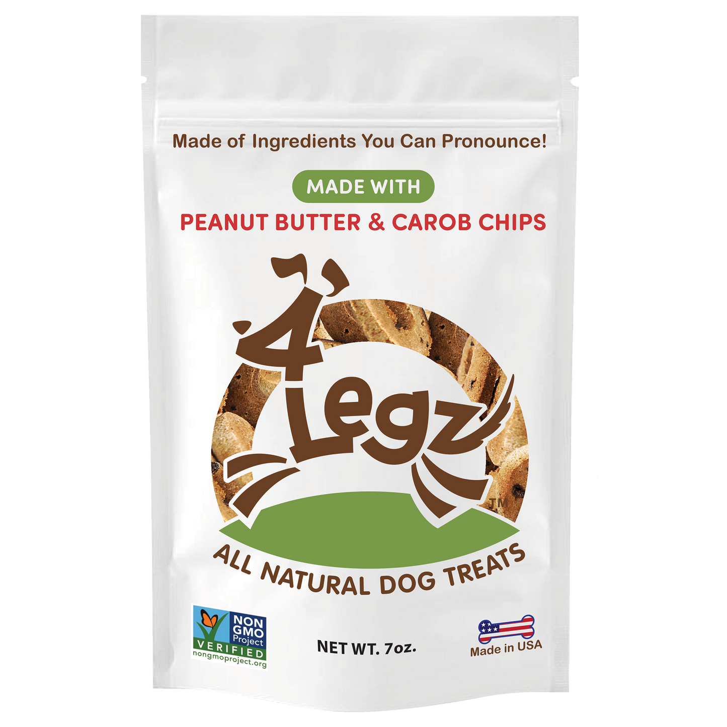 Peanut Butter and Carob Chips "Ode to Odie"