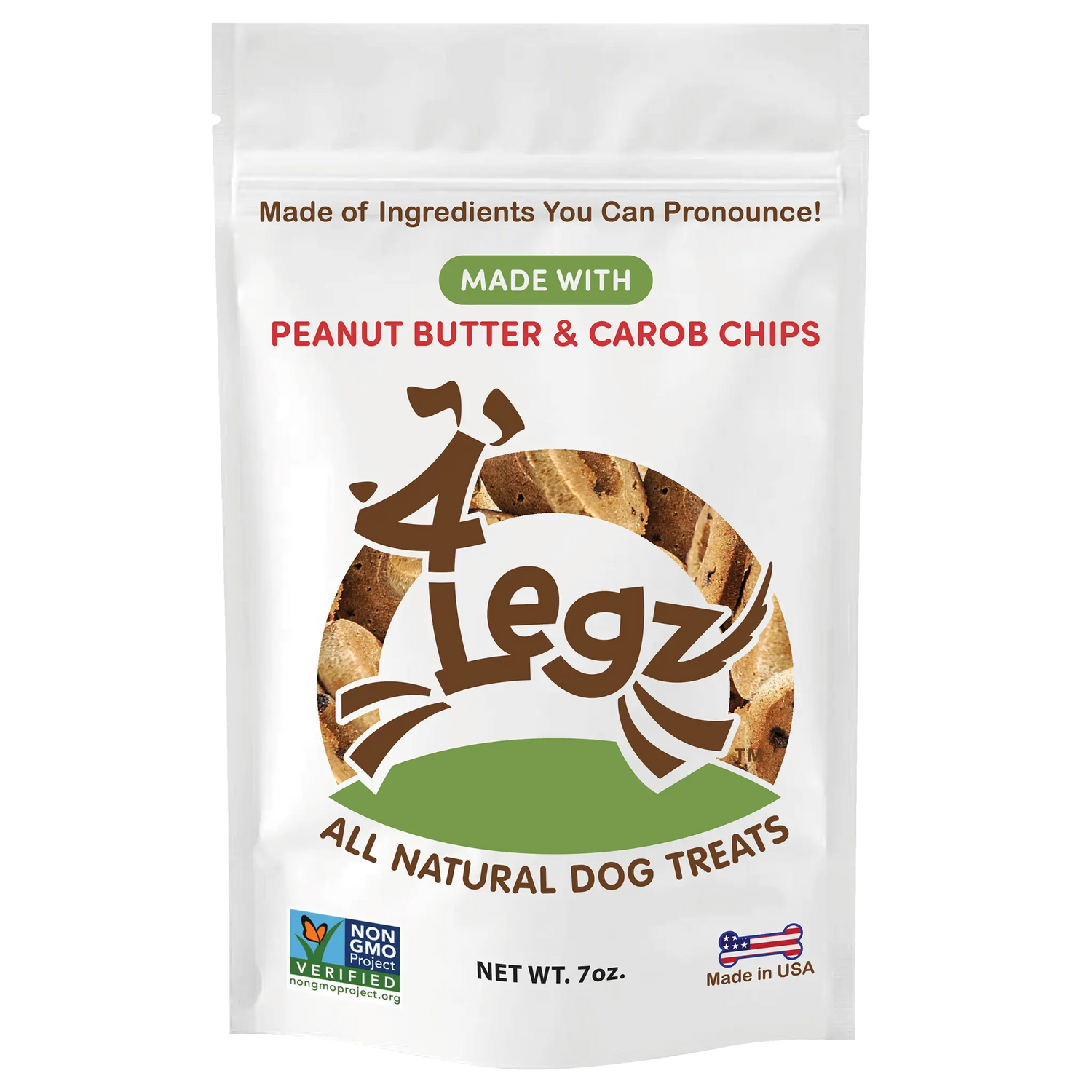 Peanut Butter Carob Chips - 4Legz