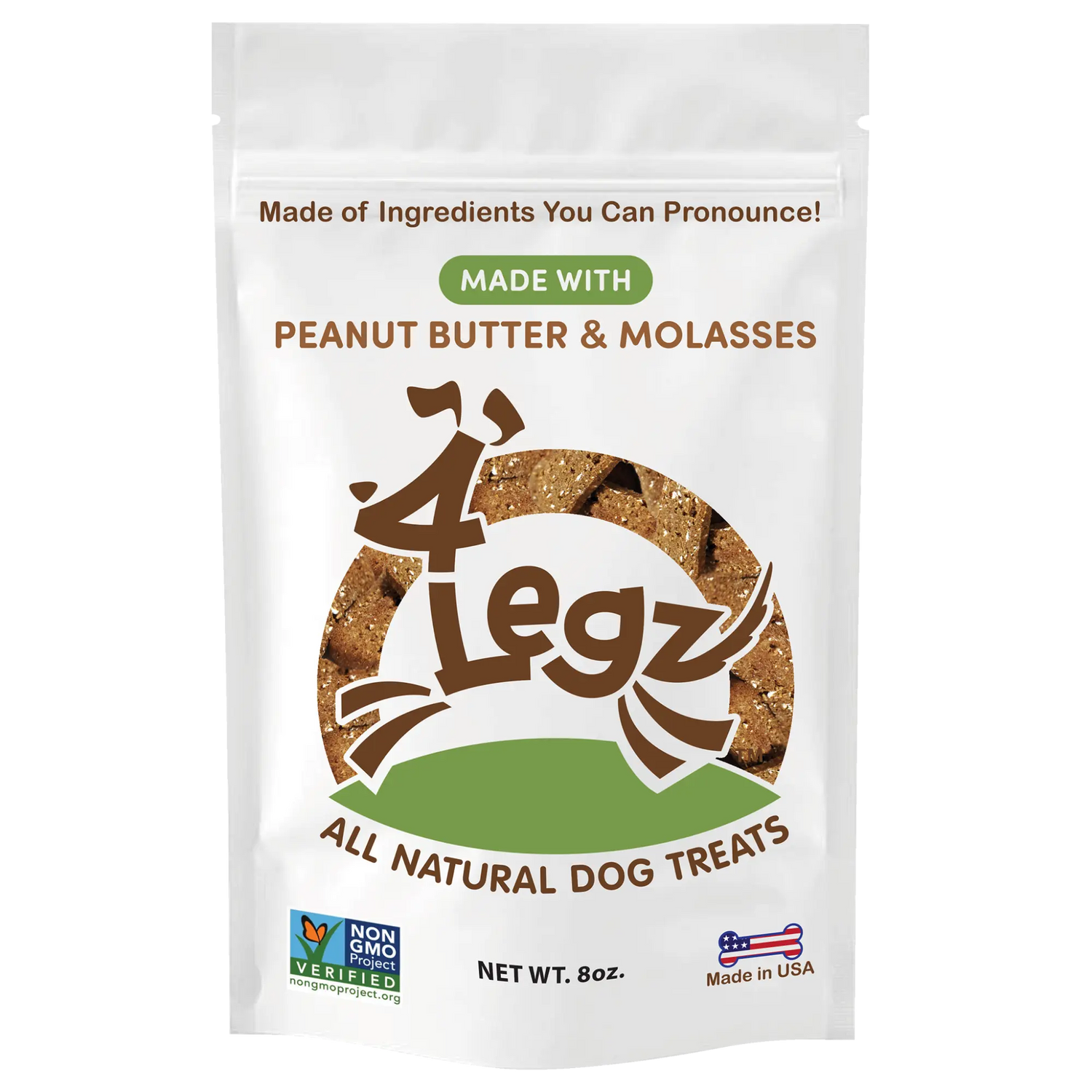 Peanut Butter Molasses Kitty Roca Treats for Happy Pets - 4Legz