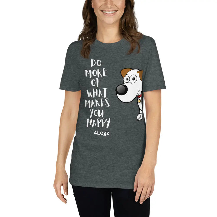 DO MORE Short-Sleeve Unisex T-Shirt | Motivational Do More T-Shirt - 4Legz